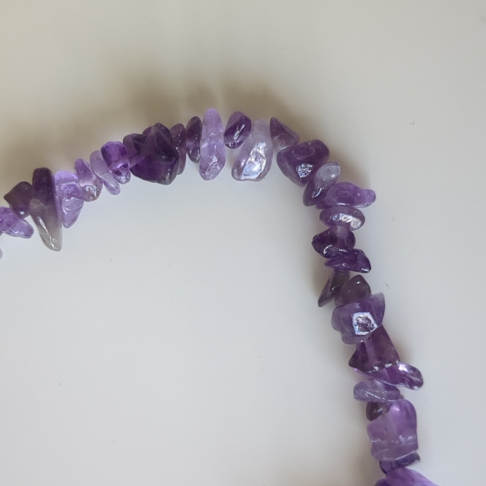 Amethyst Beaded Necklace - Picture 3 of 4